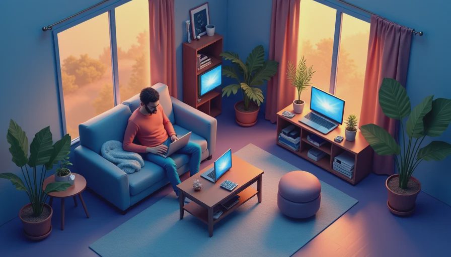 Visual context for cozy pc games